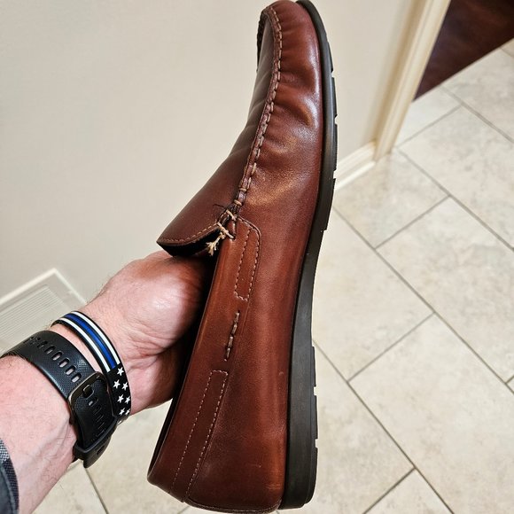 Mephisto Brown Leather Loafers - Picture 11 of 16